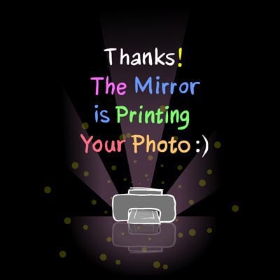 The Star Eventz Magic Selfie Mirror animation